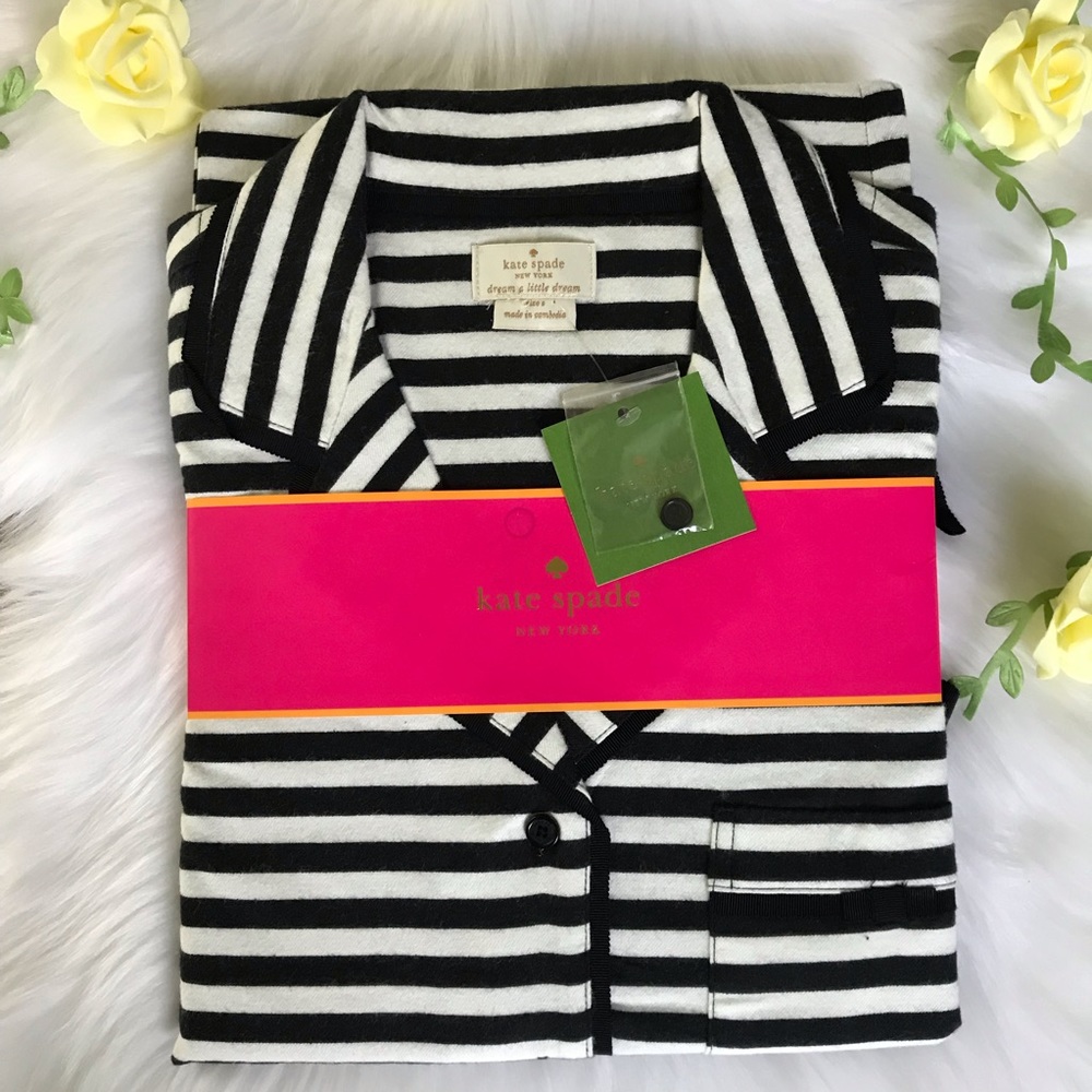 Dream a little dream Kate spade pajama set stripe
